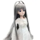 13 14 16 18 Bjd SD парик для куклы, высокотемпературный провод, длинный, прямой для фото