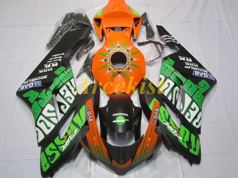 

Injection Mold New ABS Full Fairings Kit fit for HONDA CBR1000RR 1000RR 2004 2005 04 05 Bodywork set Custom Free repsol matte