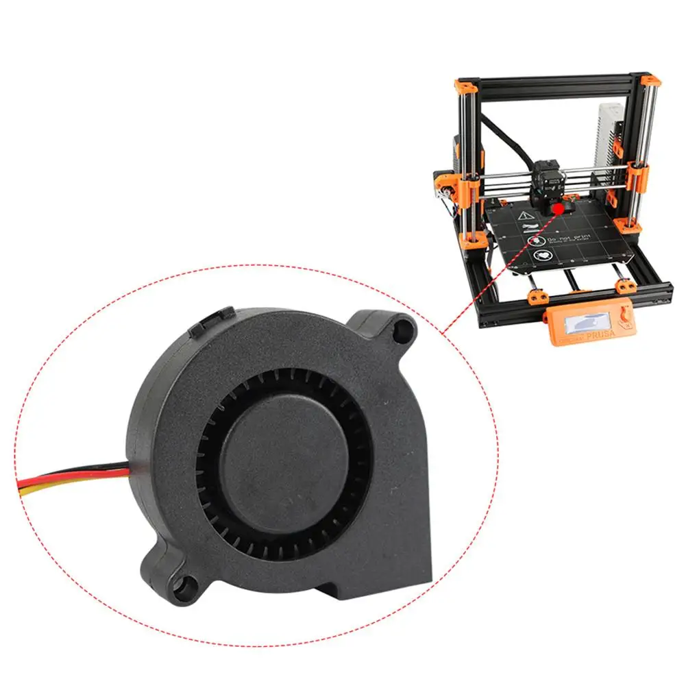 2 шт. тихий вентилятор охлаждения для 3D принтера Prusa i3 MK3|Охлаждающие подставки