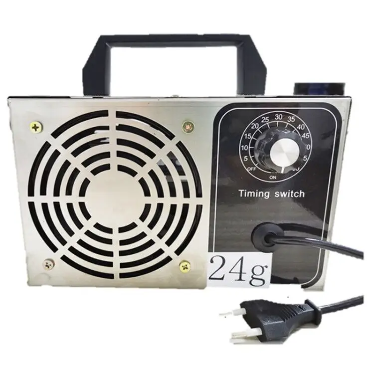 

Portable Ozone Generator air sterilizer 24g Ozonator Machine Air Purifier Timer Control 220V EU plug Disinfection O3 sterilizer