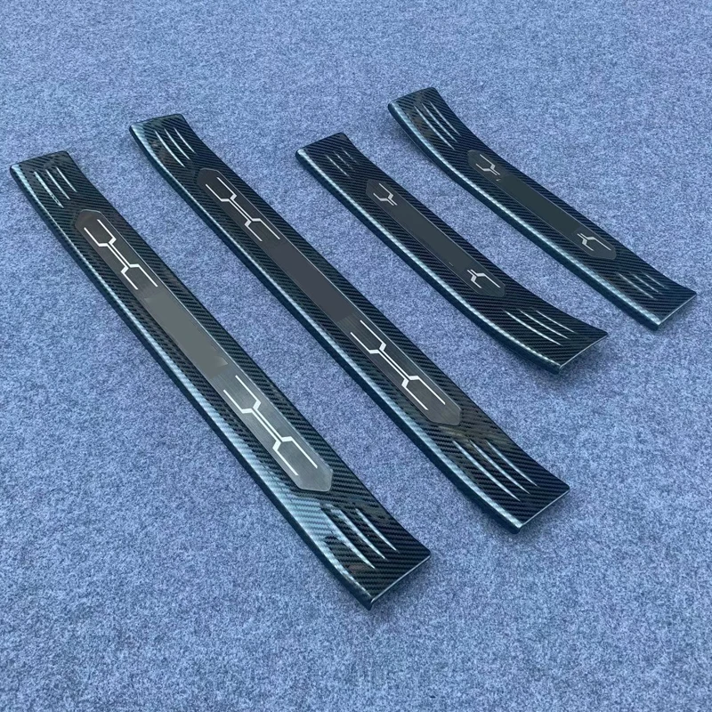 Автомобильная наружная пороговая Накладка для порога двери 4 шт. нержавеющая