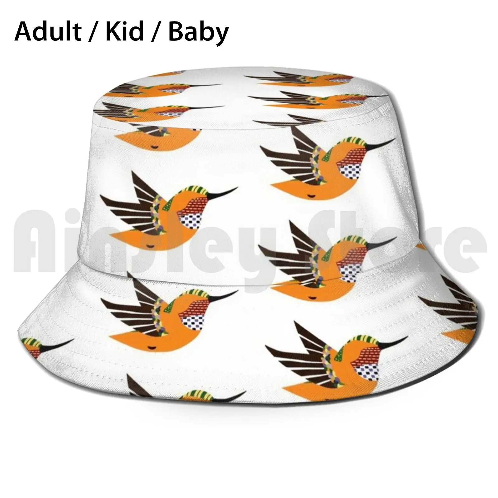 

Акриловая шляпа от солнца с оранжевым Колибри, складная, с защитой от ультрафиолета
