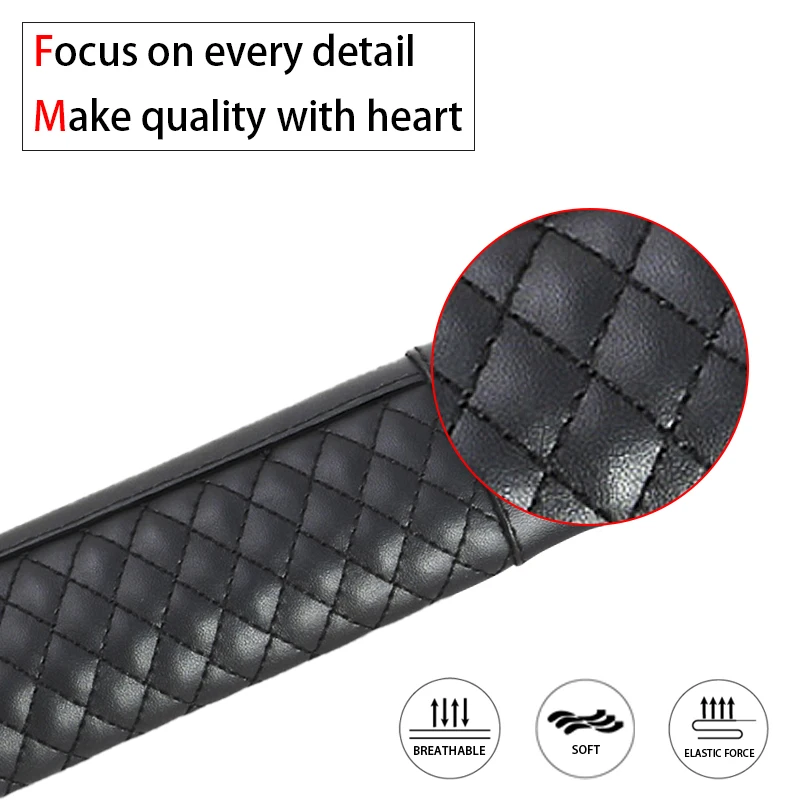 Накладка для ремня безопасности автомобиля черные Наплечные прокладки из