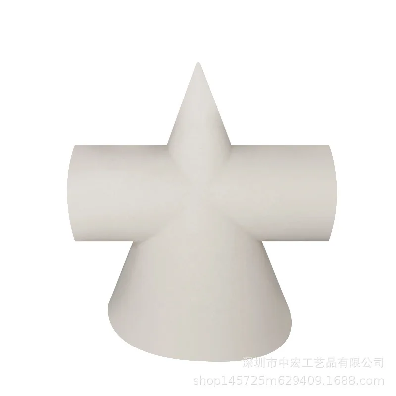 Белая Полимерная эскизная Геометрическая скульптура фигурки современное