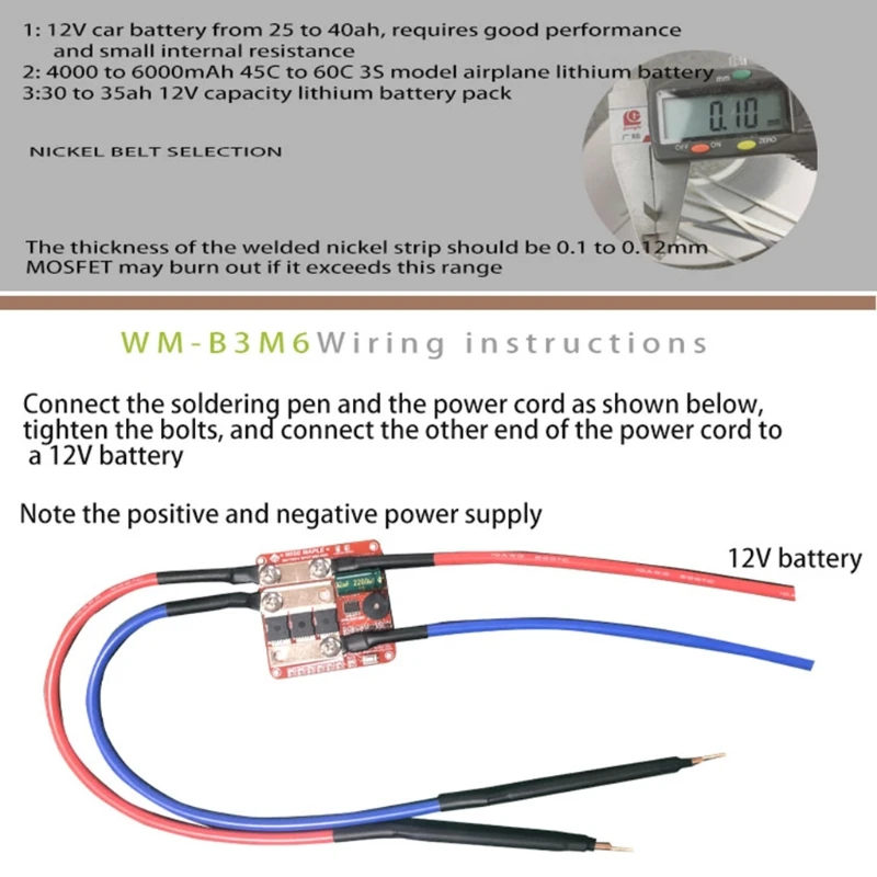 

DIY Portable 12V Battery Energy Storage Spot Welding Machine PCB Circuit Board N84C