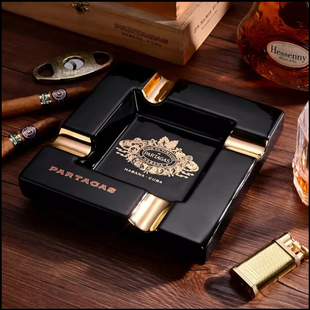 

Горячая Распродажа сигарная пепельница большой Керамика пепельница Гостиная творческая личность 4 слота Пепельница держатель CA-002