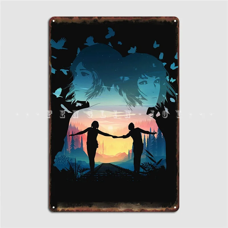 

Life Is Strange Poster Metal Sign Vintage Club Party Mural Painting Kitchen Tin Sign Poster