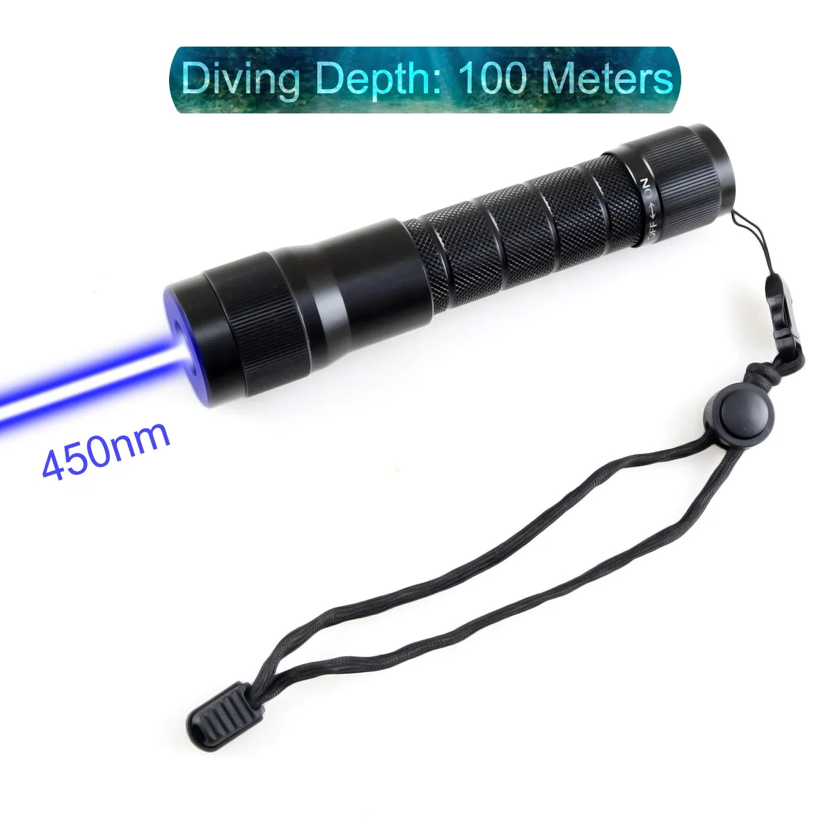 CWLASER водонепроницаемый 405nm фиолетовый/450nm синий/520nm зеленый/650nm Красный