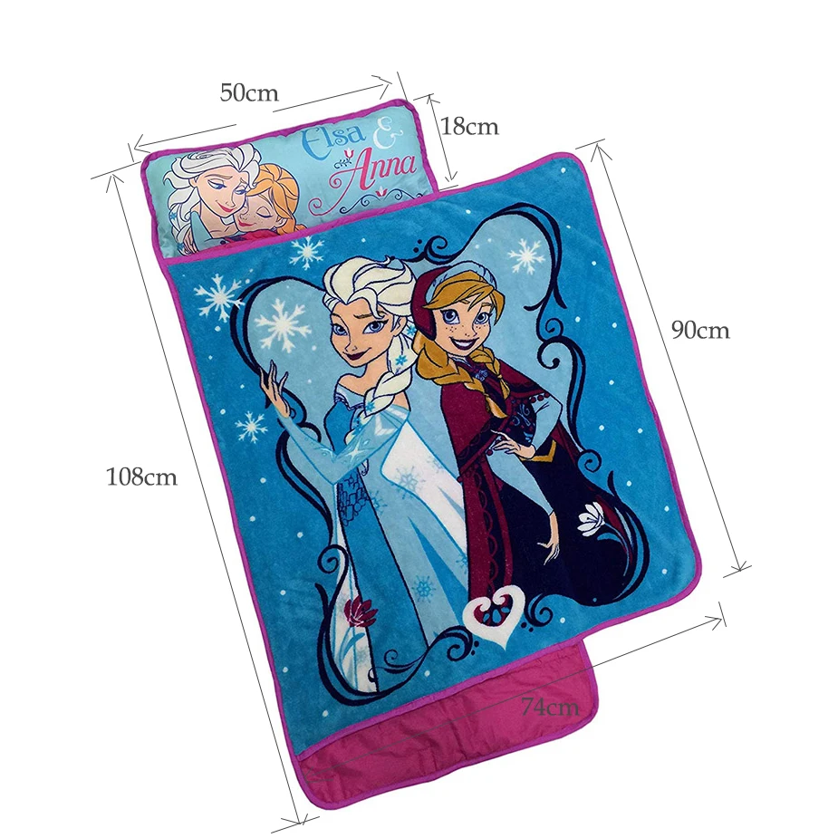 Детский коврик для сна с изображением холодных Эльзы и Анны детей дошкольного