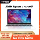 Ультрабук Topton, 15,6 дюйма, AMD Ryzen 7 4700U 5 3500U Max, 36 Гб DDR4, металлический ноутбук M.2 SSD, Windows 10 Pro, игровой ноутбук