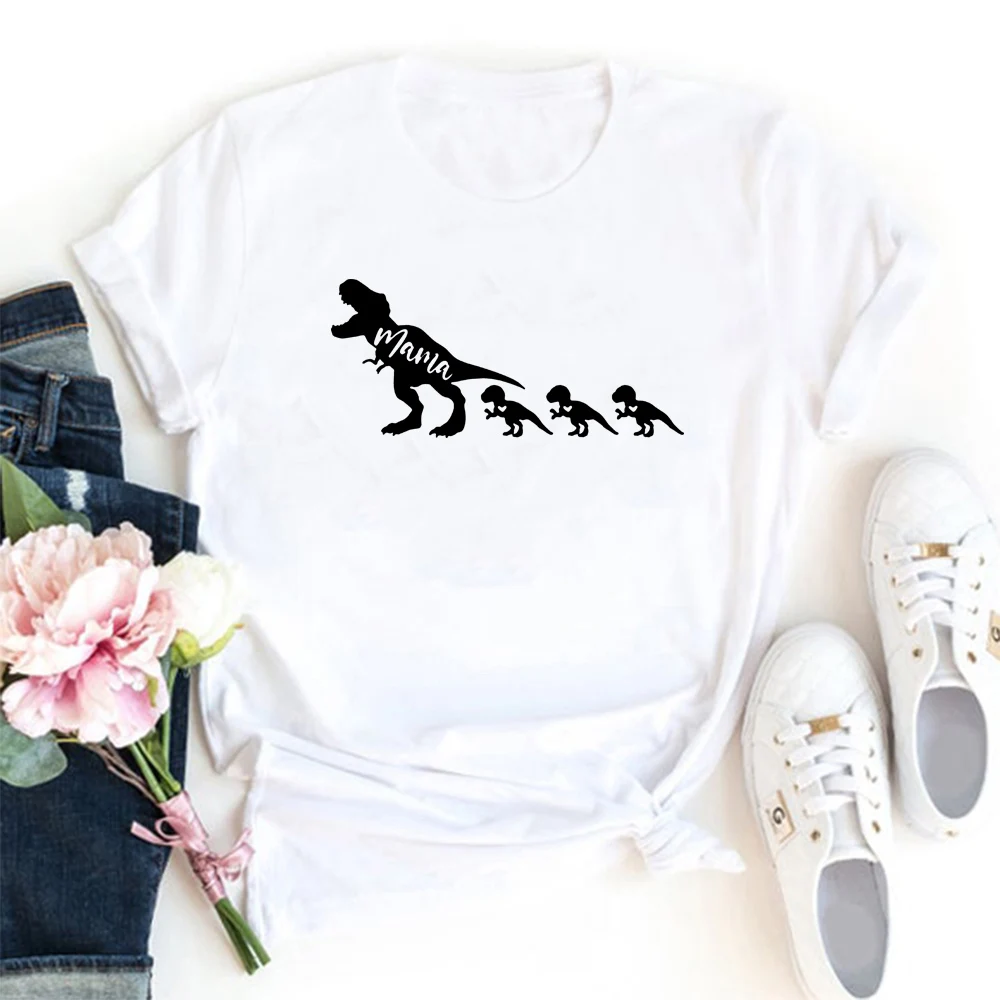 Футболка женская хлопковая с забавным принтом милая Повседневная Свободная