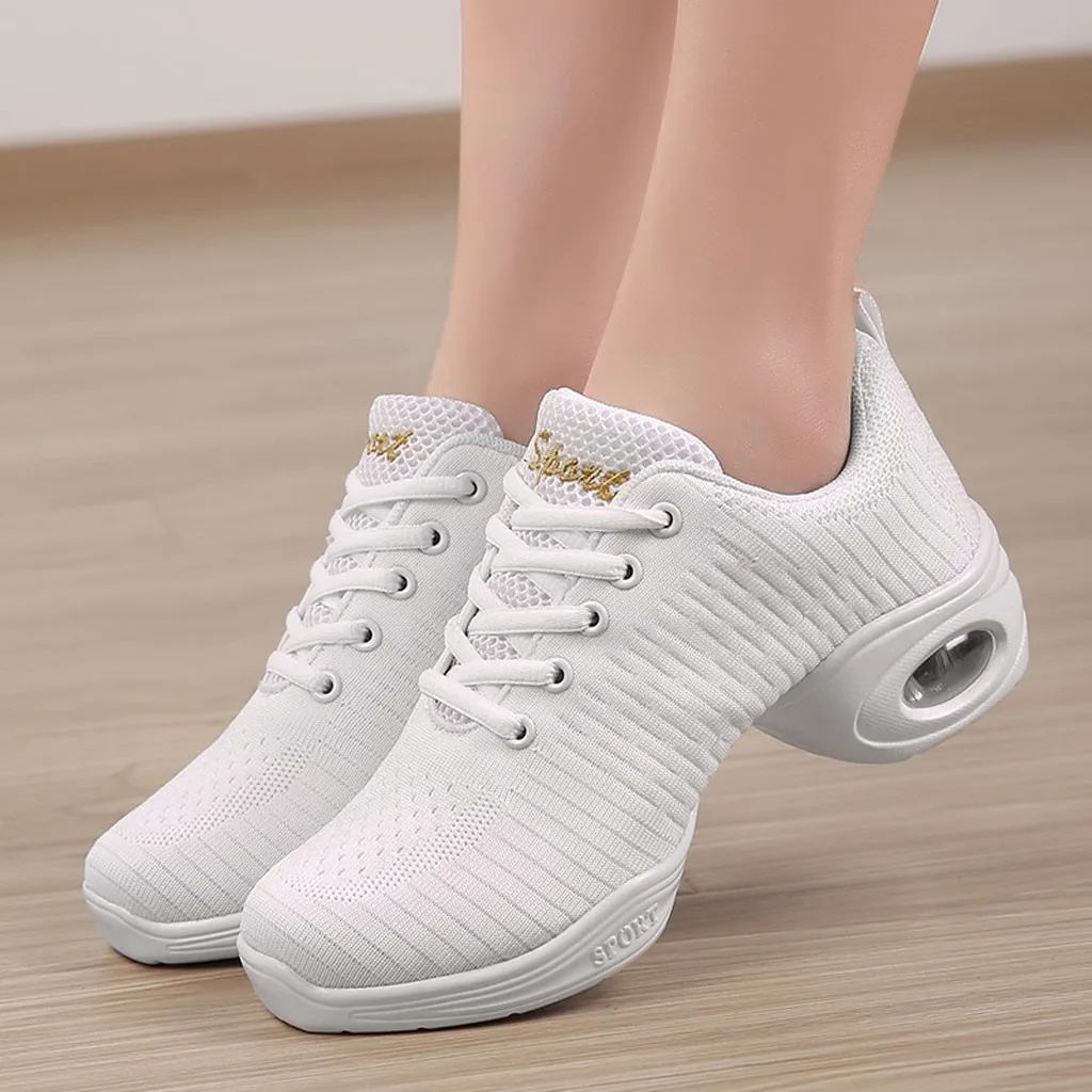 Женская обувь на плоской подошве танцевальная хлопковая современные