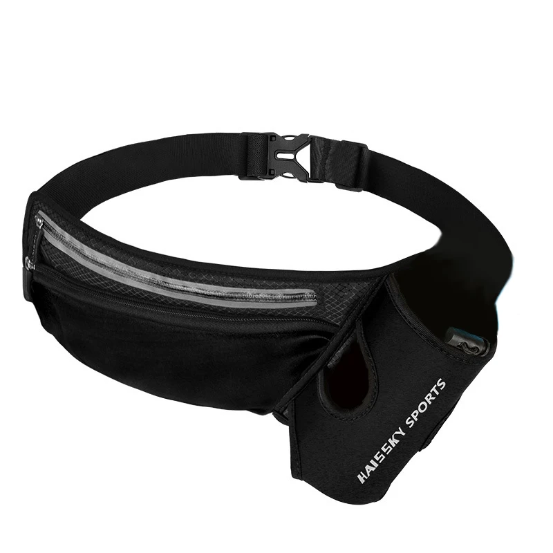 Only Bag Беговая марафонская поясная сумка для спорта, альпинизма, пеших прогулок, гонок, тренажерного зала, фитнеса, легкий гидратационный пояс, бутылка для воды, набедренная поясная сумка - Цвет: Only Bag