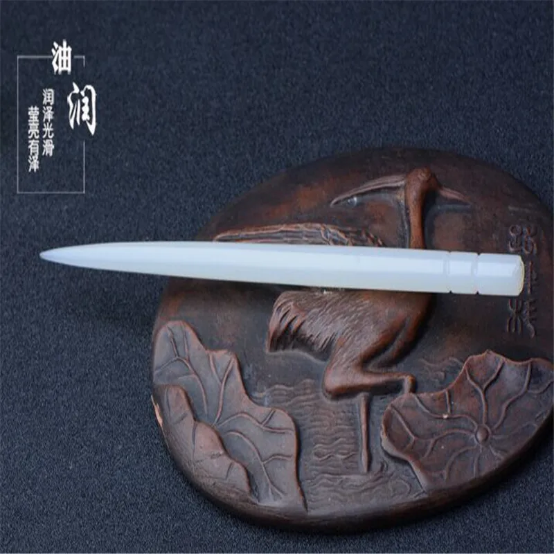 Китай (материк) нефрита бамбук шпилька шпильки украшения для головы | Дом и сад