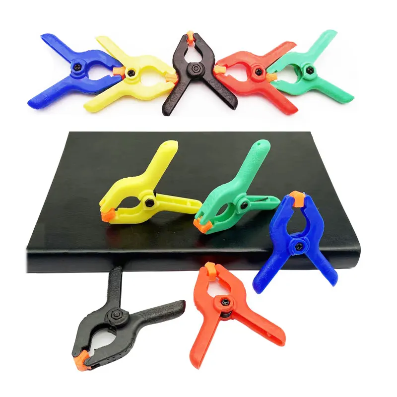 

Colorful Woodworking Tools Clamp Joinery Clips Hand Vise Plastic Clamps Tool For Woodwork And Immobilization Collet Spring Clamp
