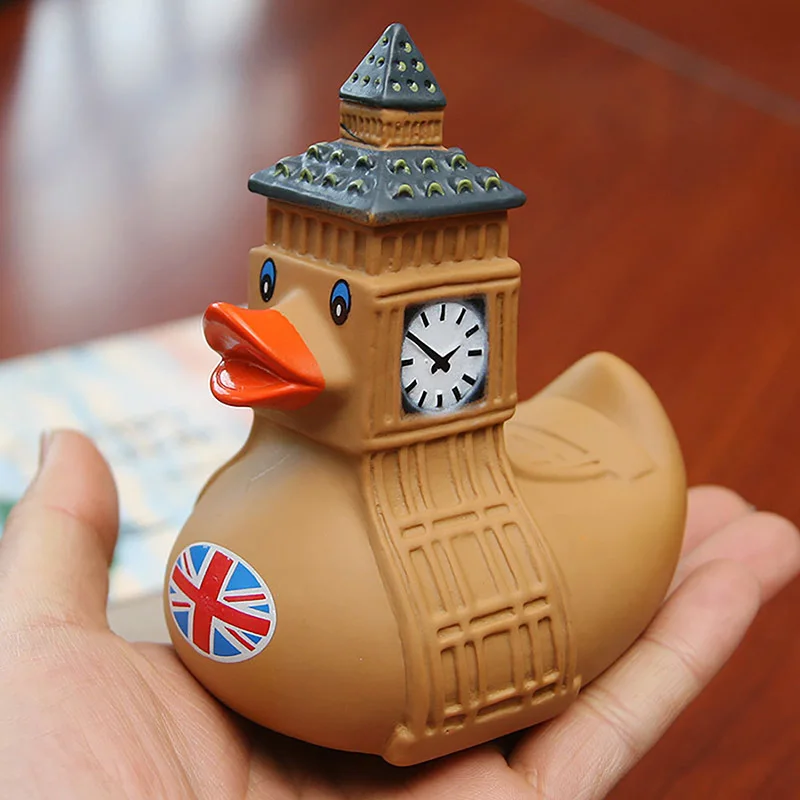 11 см Британский Биг Бен Елизабет башня в форме утки детский подарок серия