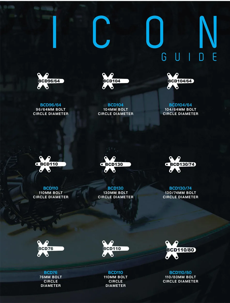 PROWHEEL 9/10/11 Скорость Crank передняя Звездочка комплект BB каретка 170 мм 36Т GXP с зубцами пластина MTB велосипеда диаметра окружности болтов(звездочка цепной передачи