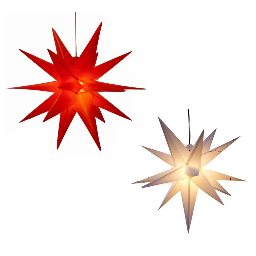 

18-Triangle Explosion Star Light With Eu Conversion Light Beautiful 3D Glowing Star Outdoor Waterproof Stage Decoration