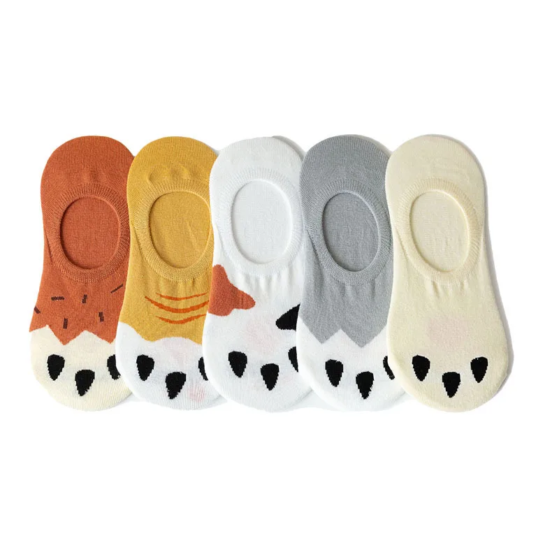 Cotton Women Socks Sweet Pug Dog Cat Cute Lolita Socks Short Bamboo Kawaii Hipster Ladies Girl Female Animal Zoo Socks