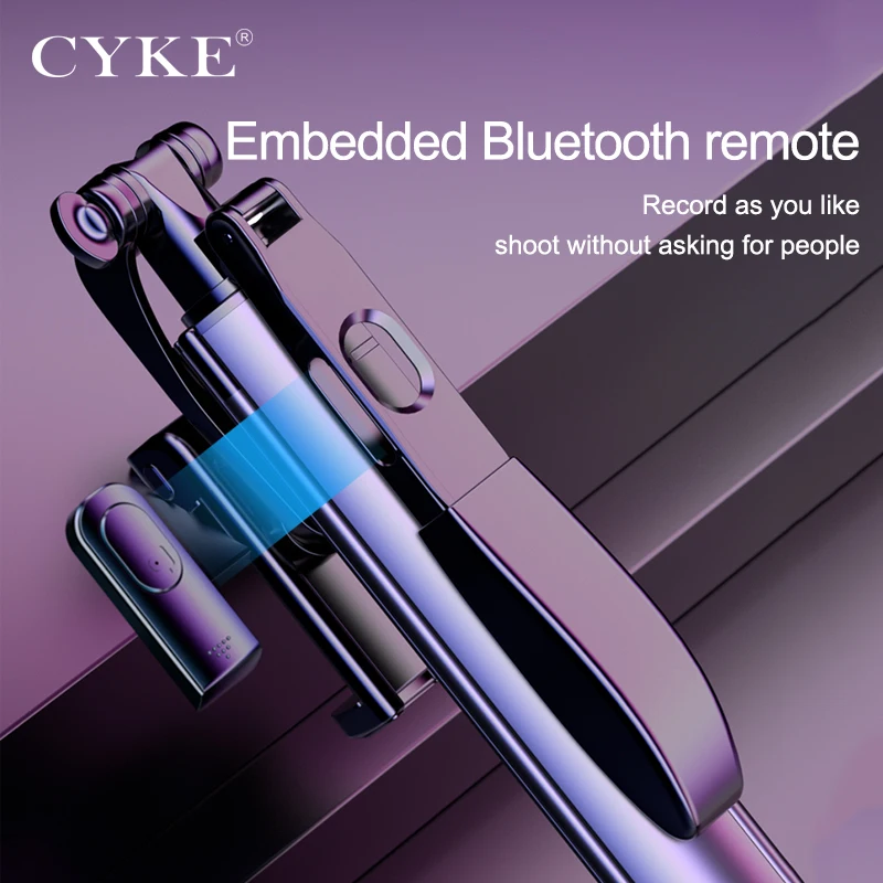 CYKE 1,6 м селфи палка длинный штатив bluetooth Видео стабилизатор для iPhone Xiaomi huawei Bluetooth штатив селфи палка