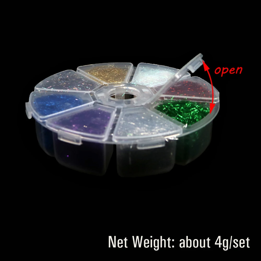 ICERIO 8 цветов/коробка ультратонкое волокно для подледной рыбалки материал вязания