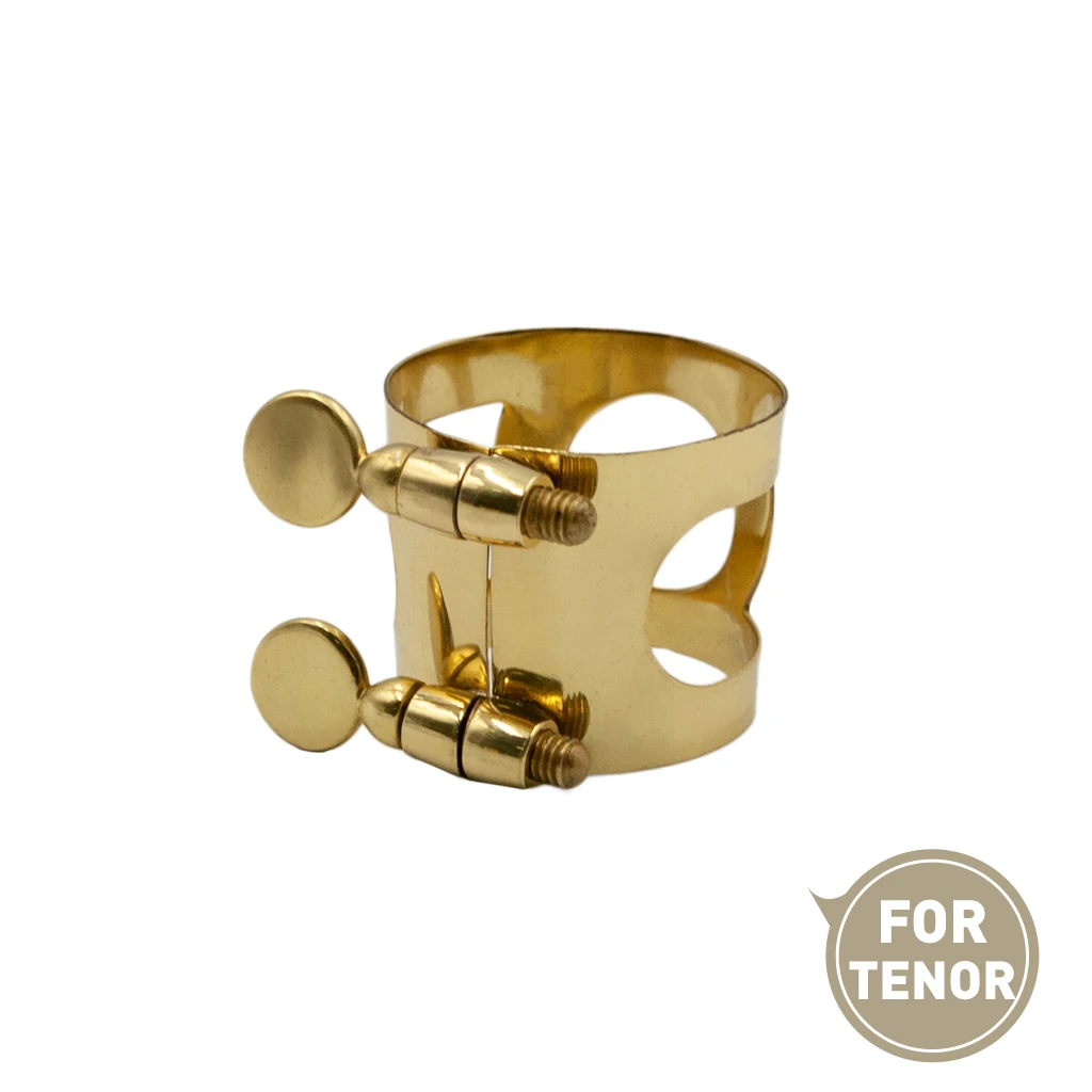Tenor Лигатура для саксофона металлическая с двойными винтами Sax Mouth Piece|Детали и