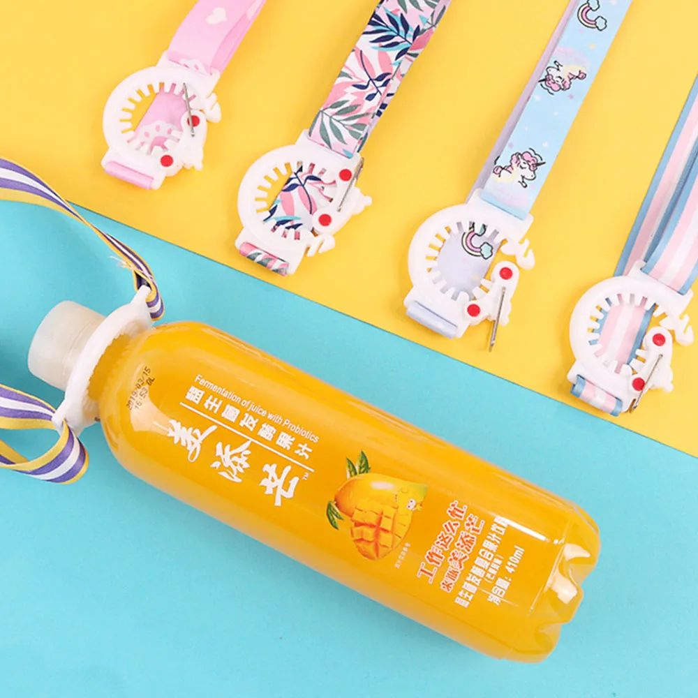 Модная бутылка для воды пластиковая напитков пряжка зажимы детей плечевой