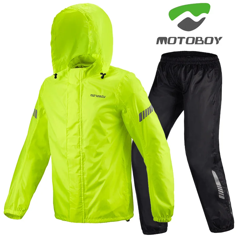 Motoboy хит продаж плащ для езды на мотоцикле комплект дождевик непромокаемые штаны