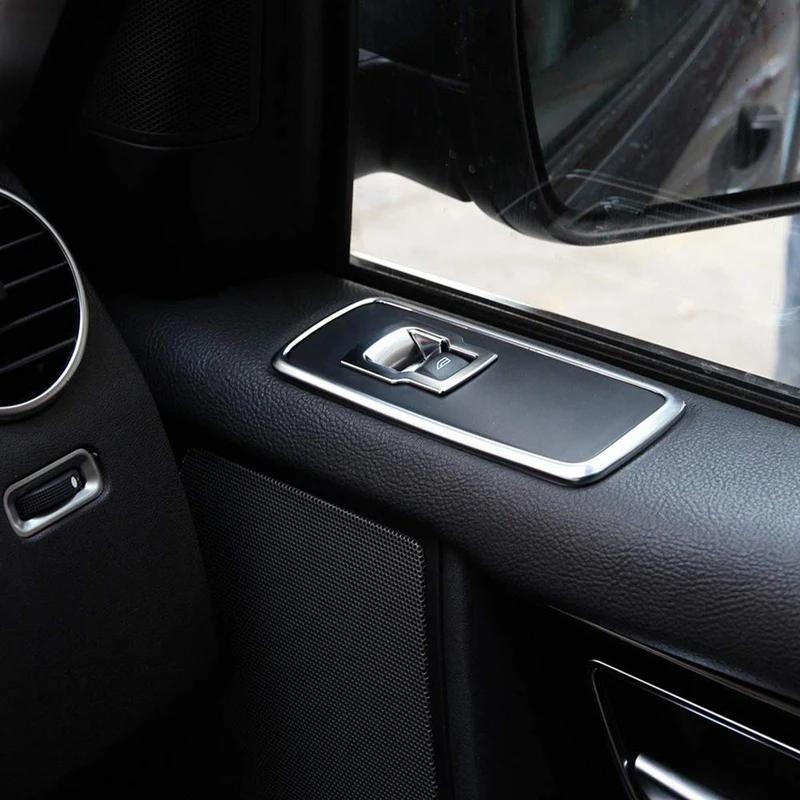 Хромированная Автомобильная дверная оконная кнопка переключения подъемная