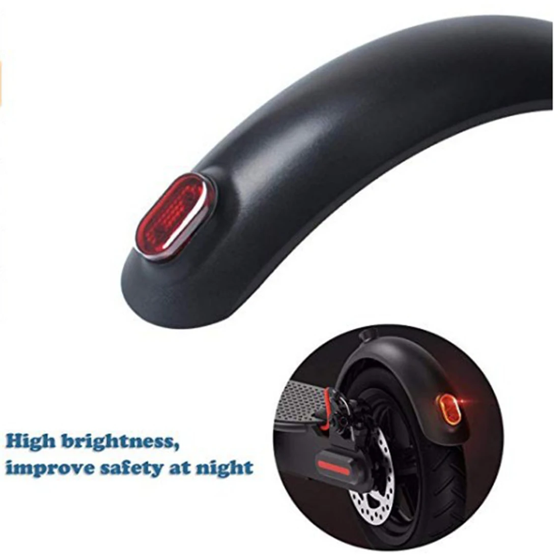 

Set Fender Parts Kit Spare Supplies Electric Scooter Bracket Taillight
