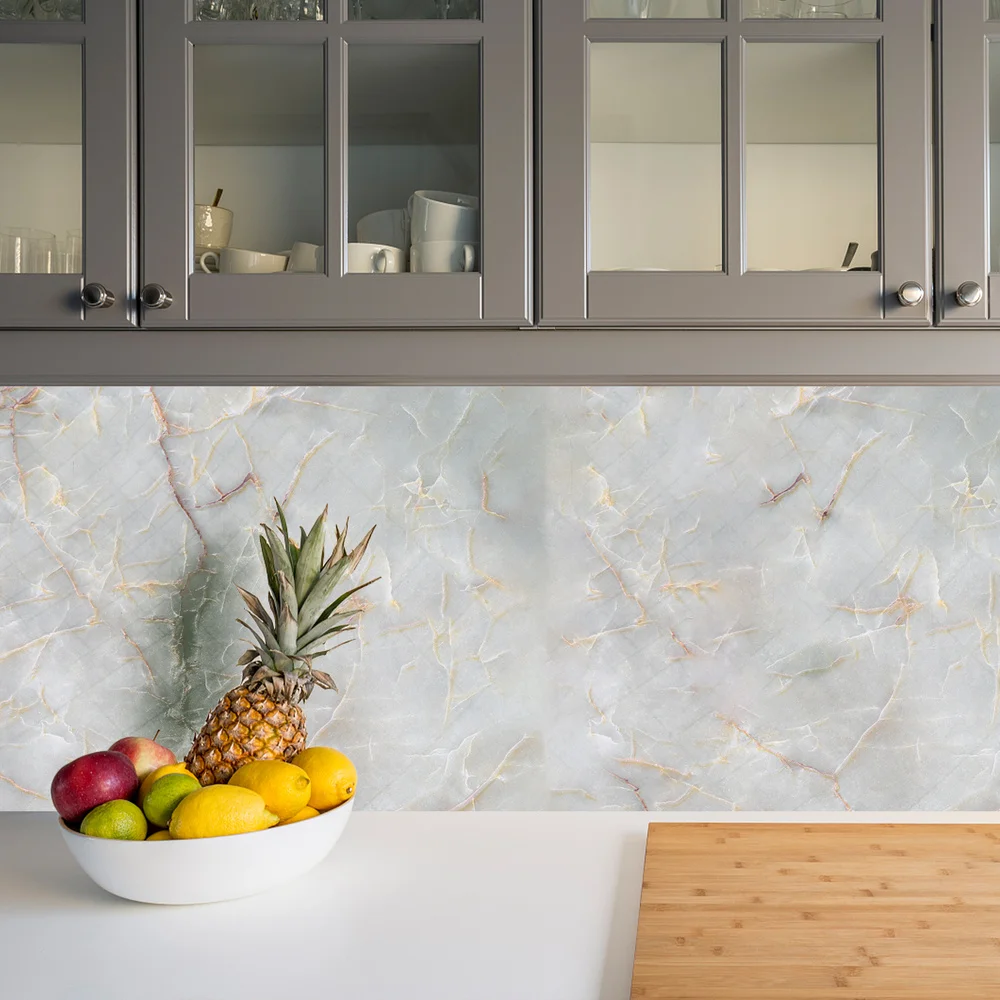 

1 Sheet Marbling Wall Sticker Fashionable Marbling Decal Decorative Wall Decal