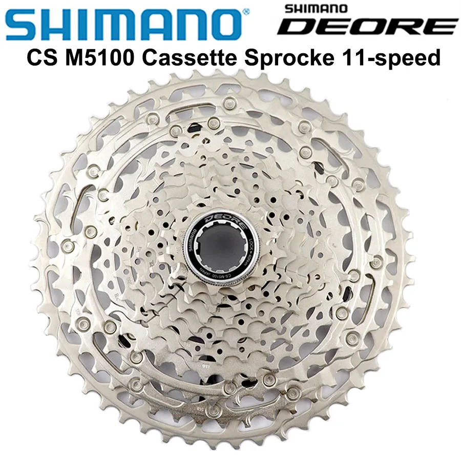 

Shimano Deore M5100 Cassette Sprocke CS-M5100 Freewheel Mountain Bike MTB 11-speed 11-51T 11-42T K7