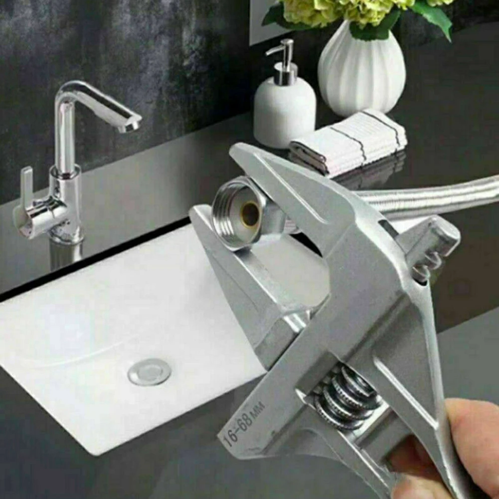 

Installing Adjustable Spanner 16-68MM Aluminium Alloy Wrench Plumber Reliable