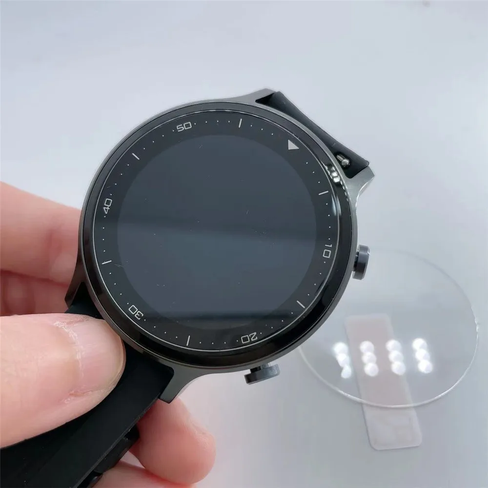 

New 2PCS 2.5D Premium Tempered Glass Film For Realme Watch S Smart Watch HD Clear 9H Anti-Scratch Screen Protector Accessories