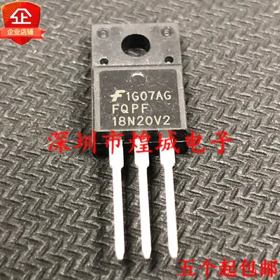 

Original New 5pcs/ FQPF18N20V2 TO-220F 200V 18A