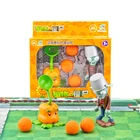 Фигурки-игрушки Растения против Зомби, 2 шт.лот, игрушки для детей, экшн-фигурка-ведро перец-пулт, фигурка зомби, модель без коробки