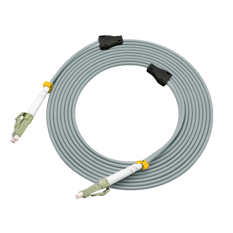 Indoor Armored 30Meters LC to LC Duplex OM1 62.5/125 Multi-mode LC/UPC Fiber Optical Cable Patch Cord  Jumper LC-LC