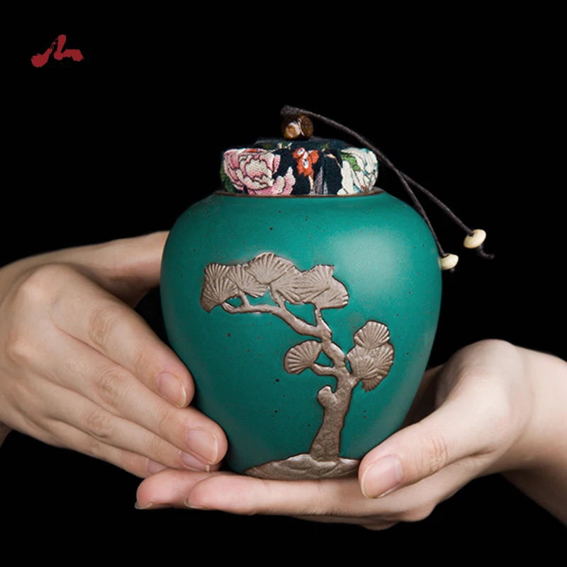Чайный набор керамические чайные канистры контейнеры ручной работы китайские