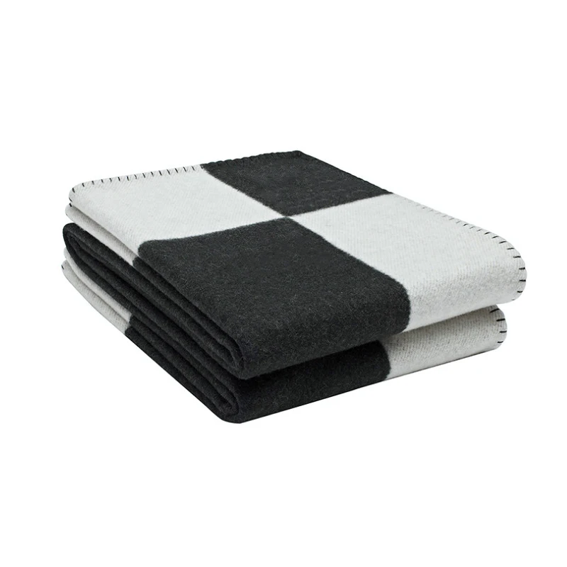 Супермягкое кашемировое одеяло в клетку роскошная плюшевая шаль шарф зимнее