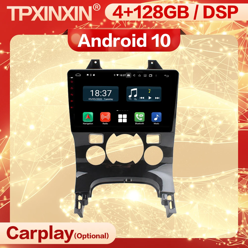

4 + 128 г Carplay 2 Din Android Мультимедиа стерео приемника для PEUGEOT 3008 2013 2014 2015 2016 GPS BT Радио Аудио плеер головное устройство