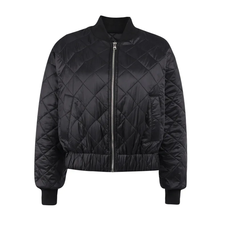 

2021 Winter Autumn Baseball Jacket Long Sleeve Women Coat Parkas Female