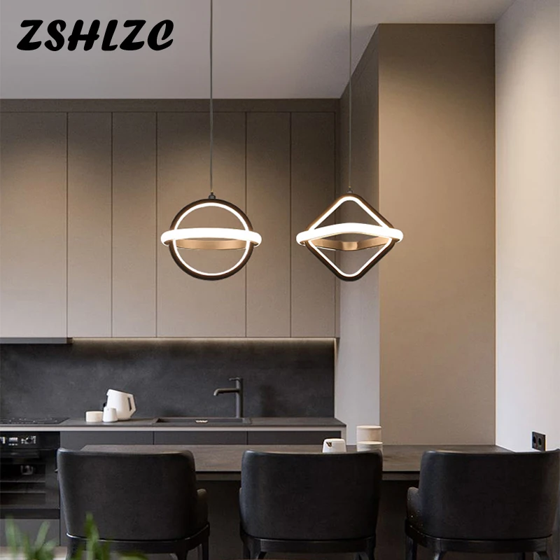 

LED Pendant Lights Modern Bedroom Bedside Pendant Lamps for Bedroom Study Living Room Restaurant Bar Decor Home Hanging Lighting