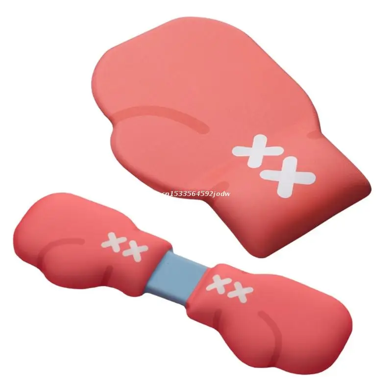 Boxing Glove Design PU Non-Slip Silica Gel Keyboard Tray Comfortable Typing pad Dropship | Компьютеры и офис