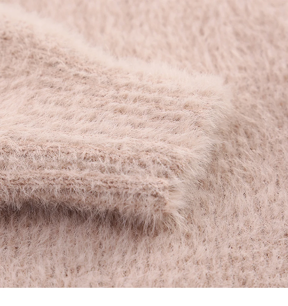 Baby Girl Winter Clothes Imitation Mink Jacket Baby Warm Coat Christmas Sweater Sweaters For Girls 1-4 Years Old Kids Sweater