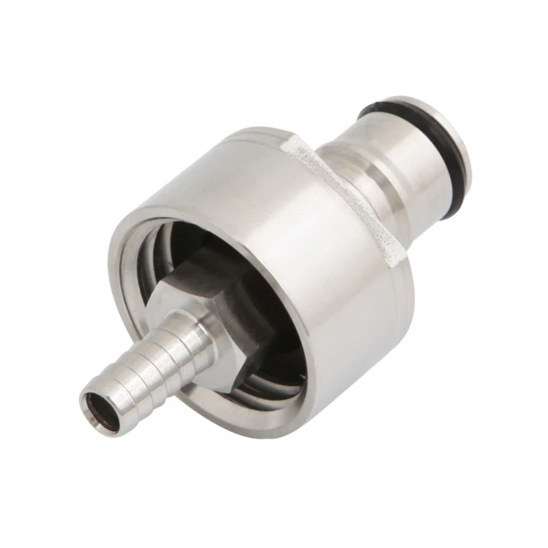 

Stainless Steel Carbonation Cap Counter Pressure Bottle Filling with 5/16" Barb CO2 Coupling Carbonate Soda Beer