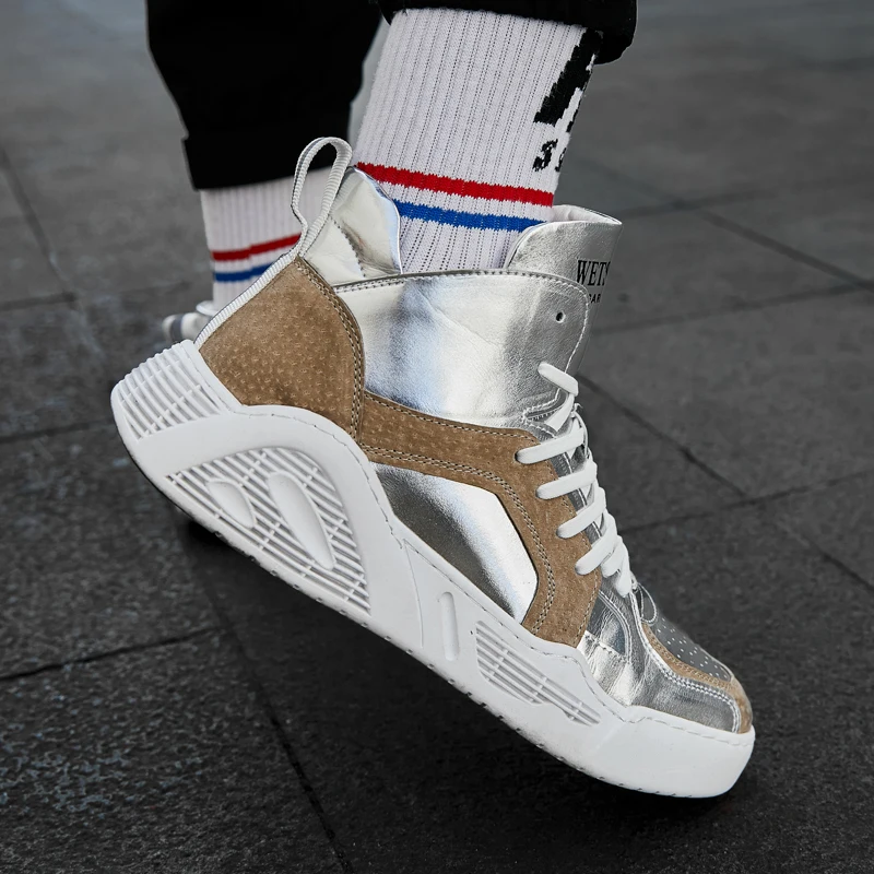 Beli Sepatu Kasual Pemuda Pria Superstar 2021 Sepatu Flat Tinggi Pria Merek Mewah Sepatu Kulit Kualitas Baik Untuk Pria Sepatu Jalan