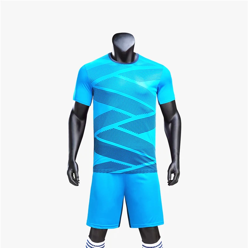 Футбольные комплекты без рисунка трикотажные футболки для взрослых и детей