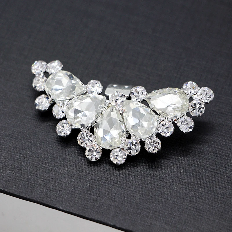 

1Pair Women Wedding Shoe Buckle Accessories Heels Bag Hat Dress Decoration Shoe Clip Rhinestone Wings Diy Shoes Buckle