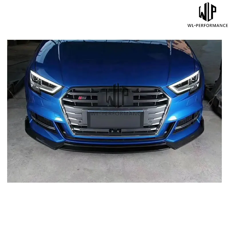 Высококачественный разветвитель для губ из углеродного волокна A3 S3 боковые юбки