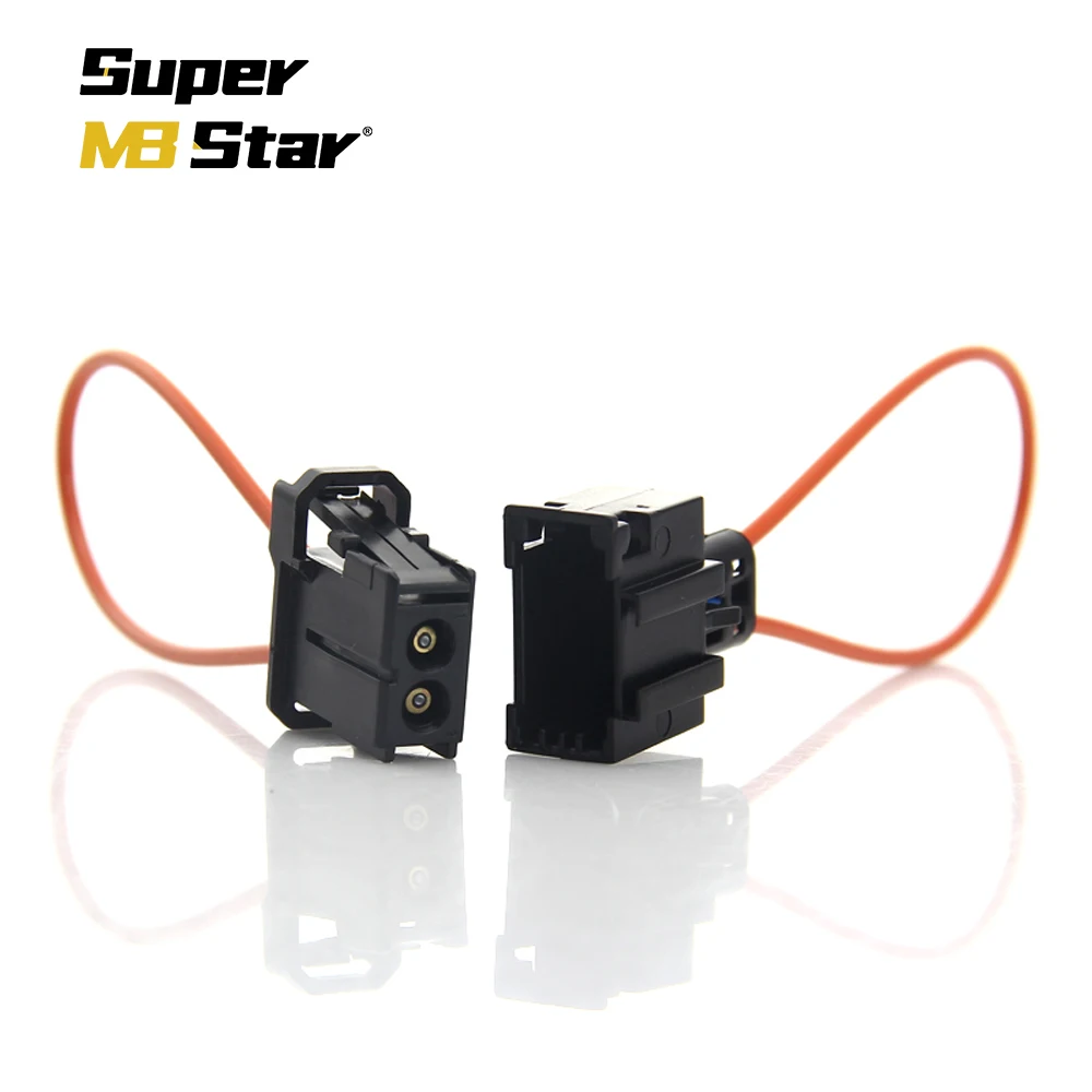 Female Male MOST Fiber Optic Loop Bypass Cable Media Oriented Systems Transport Connector for VW Audi Car Repair